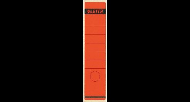 Rugetiket leitz 62x285mm zelfkl rood | 10 stuks