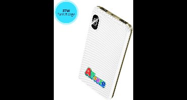 ATouch - Powerbank Infinite - Kids Powerbank - 10000 mAh - Snellader - Uniek Design - USB & USB-C - Voor Smartphones, Tablets & Gadgets - Wit