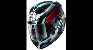 SHARK RACE-R PRO CARBON ASPY Motorhelm Integraalhelm Carbon Rood blauw - Maat L