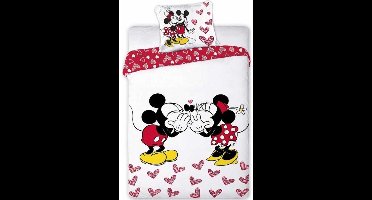 Disney - Minnie Mouse - Dekbedovertrek - 140x200 Cm - Eenpersoons - Polyester.