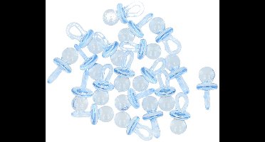 20 fopspenen blauw - 2.8 cm - Artemio