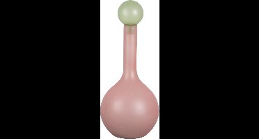 Present Time - Vaas Alegre Globo Large - Soft pink & soft green