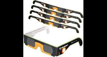 Bresser Eclipsbril - 5 stuks - Zonsverduistering - Zonwaarnemingen - Veilig