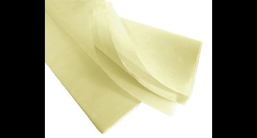 Vanille Vloeipapier \ zijdepapier - 17 Grams, Watervast & Kleurecht | B3 36x50 cm 48 vellen