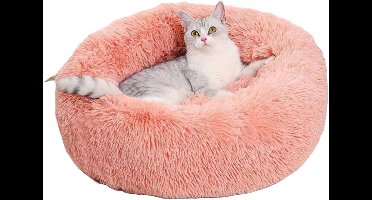S&E Comfortabele en Warme Huisdiermat – Perfect voor Kleine en Middelgrote Katten en Honden - M- Roze - 50x50