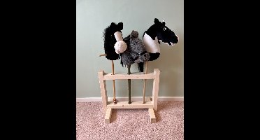 Pete's Home Deco-Hobby horse-stokpaarden-stokpaardje speelgoed-hobby Horse stal 3 - paarden stal- stal- paarden-hobby paard- horse- stokpaarden- stokpaarden stal