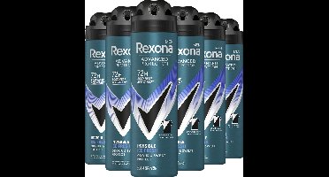 Rexona Men Advanced Protection Anti-Transpirant Deodorant Spray - Invisible Ice Fresh - 6 x 150 ml - Voordeelverpakking