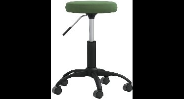 vidaXL - Massagekruk - fluweel - donkergroen