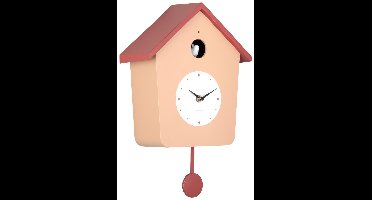 Karlsson Wandklok Cuckoo Light - Zachtbruin - 23x10.5x26.4cm - Wandklok Scandinavisch