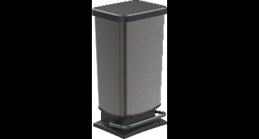 Rotho Paso pedaalemmer - prullenbak 40L - BPA vrij - grafiet