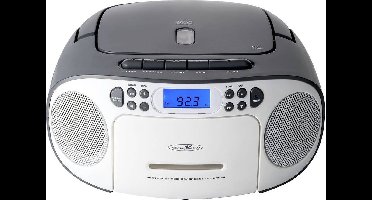 Reflexion RCR2260GR Radio/CD-speler VHF (FM) AUX, CD, Cassette Grijs-wit