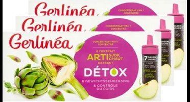 Gerlinéa | Detox Shot Artisjok Appelsmaak | 3 stuks | 3 X 7 x 10 ml