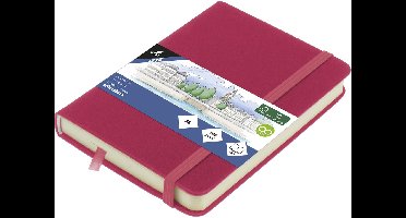 Kangaro schetsboek - A6 - ruby - met elastiek en lint - K-861271