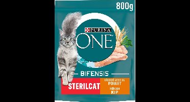 Purina ONE Adult Sterilcat Kip - Tarwe 8x 800 gr