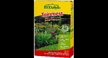 ECOstyle Tuinmest Organische Meststof - Border & Siertuin - Natuurlijke Meststof Gazon - 120 Dagen Voeding- 20 M² - 2 KG