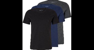 Hugo Boss - T-shirt Modern 3-Pack Blauw - Heren - Maat L - Slim-fit
