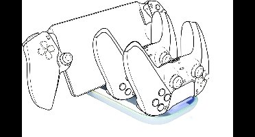 Nacon - PS Portal en PS5 Controller Oplaadstation - RGB