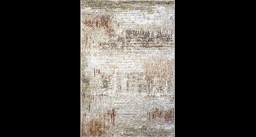 Rugsman Torino 063.0393.9248 Vloerkleed - Ø 200 cm - Veelkleurigcolor - Rechthoekig, Rond - Polyester - Eetkamer, Woonkamer - Abstract - Design, Modern