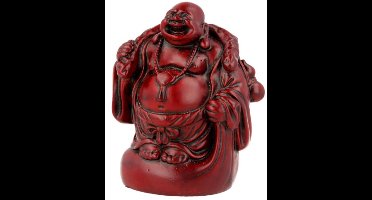 Boeddha Rood Staand met Kruik (9 cm)