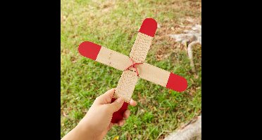 Kikkerland Huckleberry Pocket Boomerang - Buitenspelen - Speelgoed - Outdoor