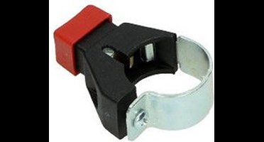 DRUKBUTTON RODE DRUKKNOP MET STUURKLEM 22,2MM