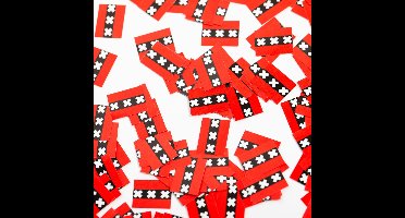 150 stuks Tafel confetti papier Amsterdam - Hapjes Cocktail Tapas Zomer Terras EK WK Voetbal Decoratie Tafelconfetti