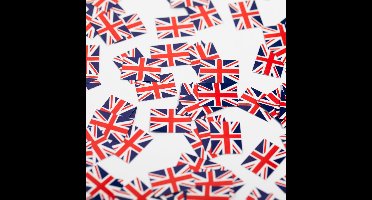 450 stuks Tafel confetti papier Union Jack - Hapjes Cocktail Tapas Zomer Terras EK WK Voetbal Decoratie Tafelconfetti