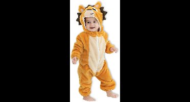 Leeuw Geel Kleuter Verkleedpak – Peuter Dieren Kostuum – Onesie Kinderen 2-4 Jaar – Flanel – Voor Carnaval, Sinterklaas Cadeau – Jongen & Meisjes – Pyjama of Boxpak – Kruippak – Perfect Cadeau voor Kerstmis – Comfortabel & Zacht