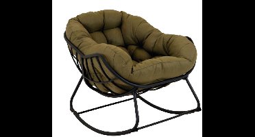 Lounge schommelstoel Royal Rocking II groen