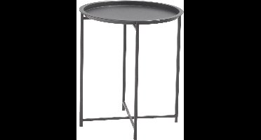 Sens-Line - Nora Bijzettafel - Ø46cm - Metaal Zwart