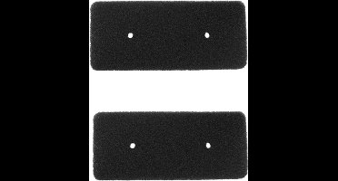 *** 2x Wasdroger Filter geschikt voor Samsung DV-F500E Warmtepomp Droger Condensor Spons Vervanging DC6200376A DC62-00376A van Heble® ***