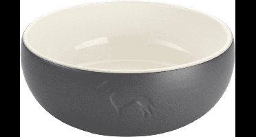 Keramische Voerbak Grijs 310 ml, Ø: 11 cm