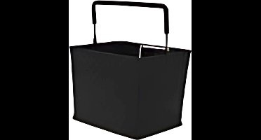 WICKED Synthetic - Fietsmand - zwart - incl. 95mm E-bike adapter verstelbare stuurpen - geschikt voor middencomputer - Aan stuur