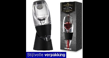 MikaMax Magic Wijn Decanteerder - Vaatwasserbestendig - Incl. Zeef - Wijn Beluchter - Decanter - Wijn Accessoires - Wijn Cadeaus - Magic Wine Decanter