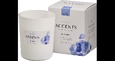 Bolsius Geurkaars Accents Spa Time 9,2 Cm Glas/wax Wit