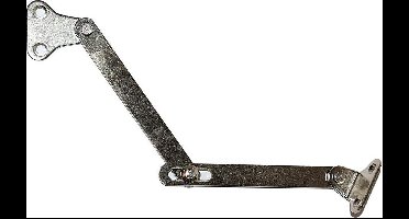 Klepschaar met nok | 25cm | links sluitend | 8225a