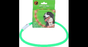 LED tube verstelbaar 20-70 cm groen, USB oplaadbaar.