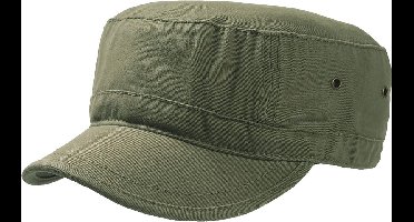 Atlantis Chino Cotton Urban Military Cap (2 stuks) (Olijf)