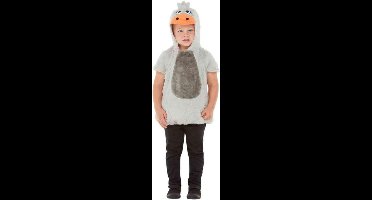 Smiffys - Toddler Ugly Duckling Kinder Kostuum - Kids tm 4 jaar - Grijs