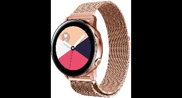 Bandje geschikt voor Samsung Watch 3 41mm - Roségoud Milanese Band