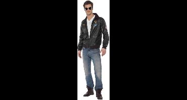 Smiffys Kostuum Jacket -XS- Top Gun Bomber Bruin