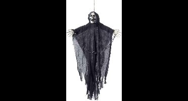 Smiffys - Hanging Reaper Skeleton Halloween Decoratie - Zwart