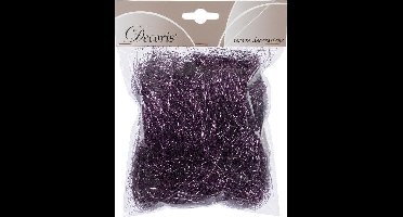 Decoris Lamettahaar Gestanst Paars/Heather (20 gram)