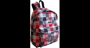 Plain backpack Redwhite