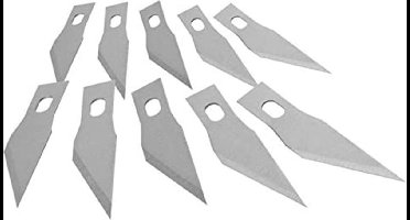 Transotype Vervangbare Reserve Mesjes 10 Stuks - Reservemesjes Voor Transotype Hobby Knife