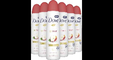 Dove Go Fresh Anti-transpirant Deodorant Apple & White Tea - 6 x 150 ml - Voordeelverpakking
