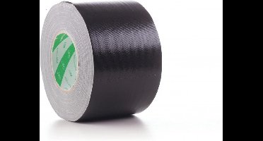 Nichiban 1200 Duct Tape 100mm/50m Zwart - Originele Gaffa Tape Zwart