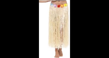 Smiffys - Hawaiian Hula Flowers Kostuum rok - Creme