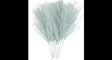 Creotime Kunstveren 15 X 8 Cm Polyester Lichtblauw 10 Stuks