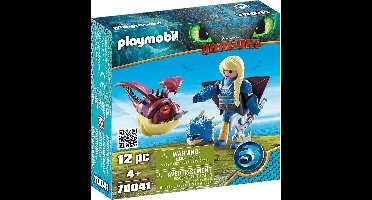 PLAYMOBIL Astrid in vliegpak en Schrokop - 70041